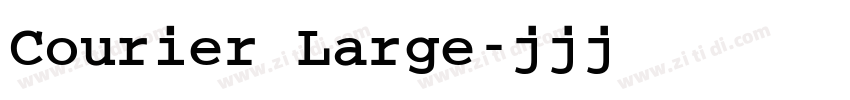 Courier Large字体转换